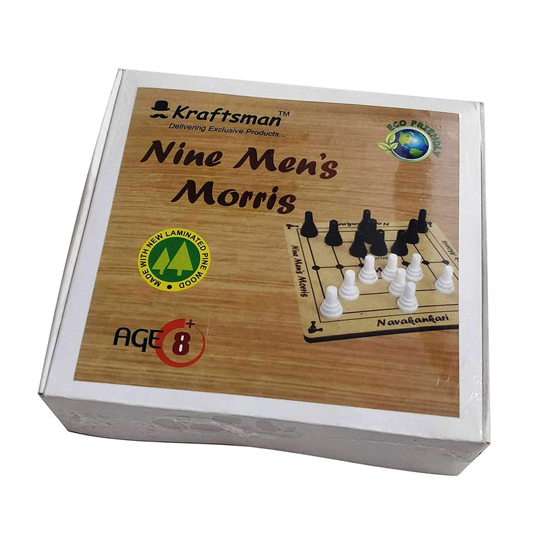 Nine Men's Morris | Navakankari | Daadi | Mills Travel Board Game