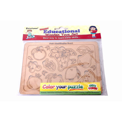 Fruits Board Identification Puzzle Board | Color Kit Included