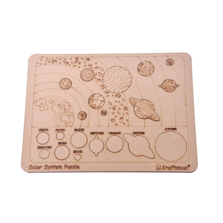 Solar System Learning Puzzle Board | Color kit Included