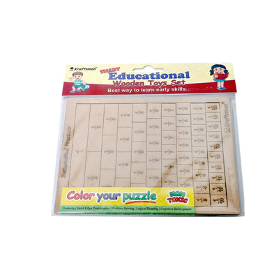 Mathematics Fractions Learning/Strips and Bars Learning and Puzzle Board | Color Kit Included