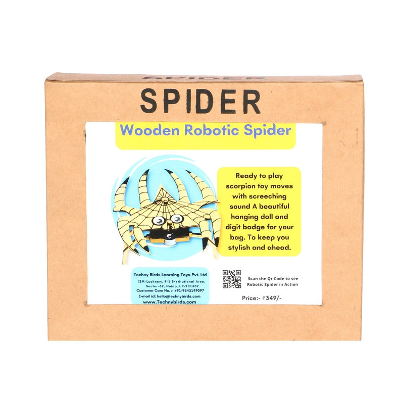 3D spider with jute