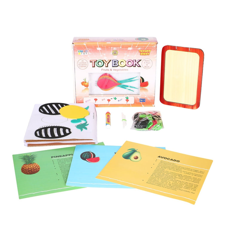 Toy Book DIY Kit Fruits & Veg
