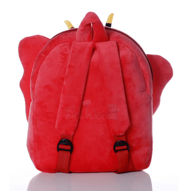 Plush Soft Butterfly Bag 30 cms (RED)