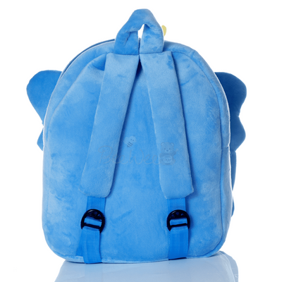 Plush Soft Butterfly Bag 30 Cms (Blue)