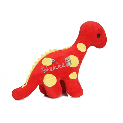 Soft Toy Dinosaur Plush Stuffed Animal (30 Cms, Red)