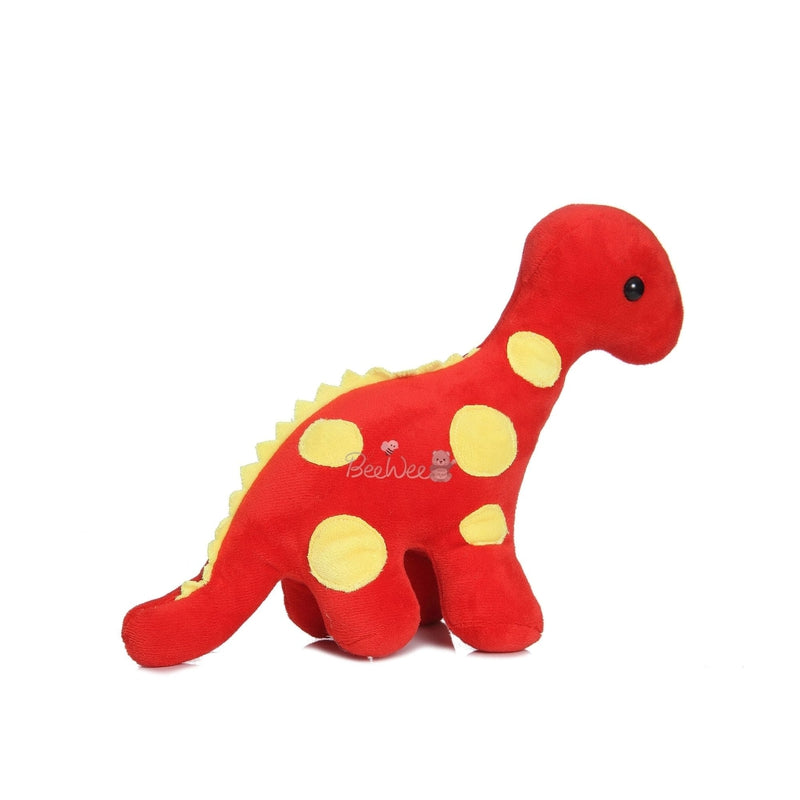 Soft Toy Dinosaur Plush Stuffed Animal (30 Cms, Red)