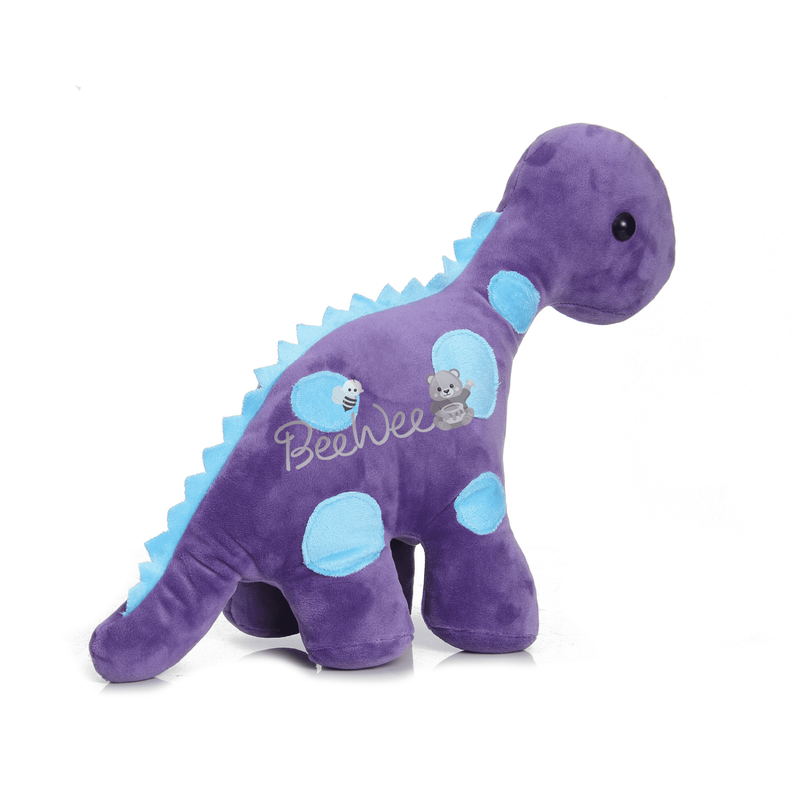 Soft Toy Dinosaur Plush Stuffed Animal (30 Cms, Purple)