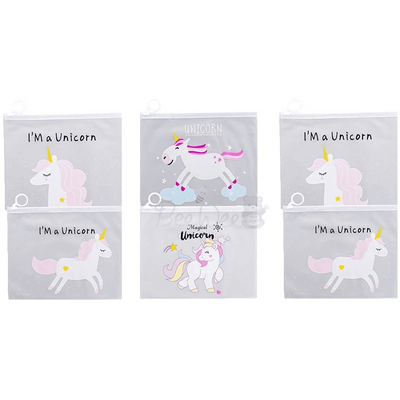 Unicorn Pencil Pouch Stationery Organiser (Pack of 6)