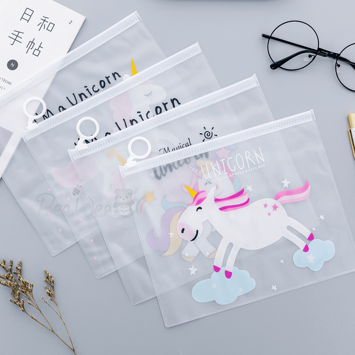 Unicorn Pencil Pouch Stationery Organiser (Pack of 6)