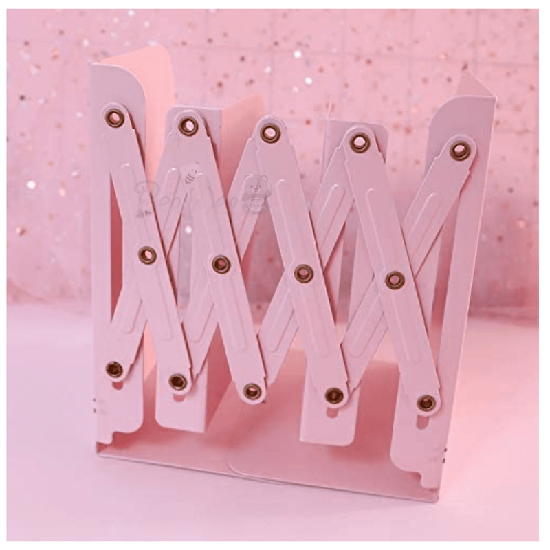 Bookends Unicorn Book Stand Shelf Organiser (Unicorn Pink)