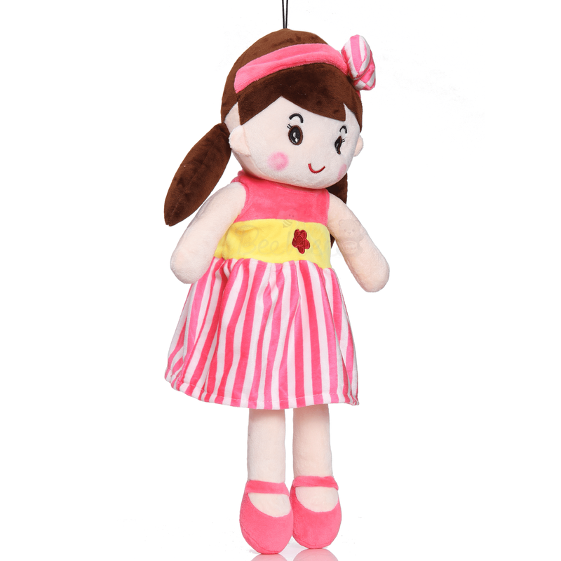 Plush Super Soft Toy for Girls (Cute Doll 40 Cms, Dark Pink)