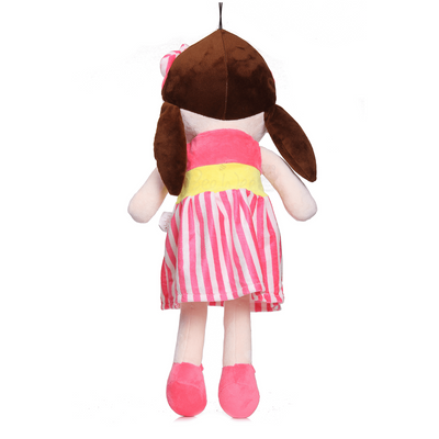 Plush Super Soft Toy for Girls (Cute Doll 40 Cms, Dark Pink)