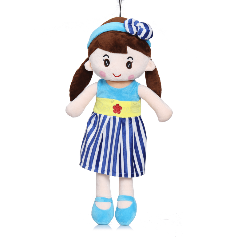 Plush Super Soft Toy for Girls (Cute Doll 40 Cms, Blue)
