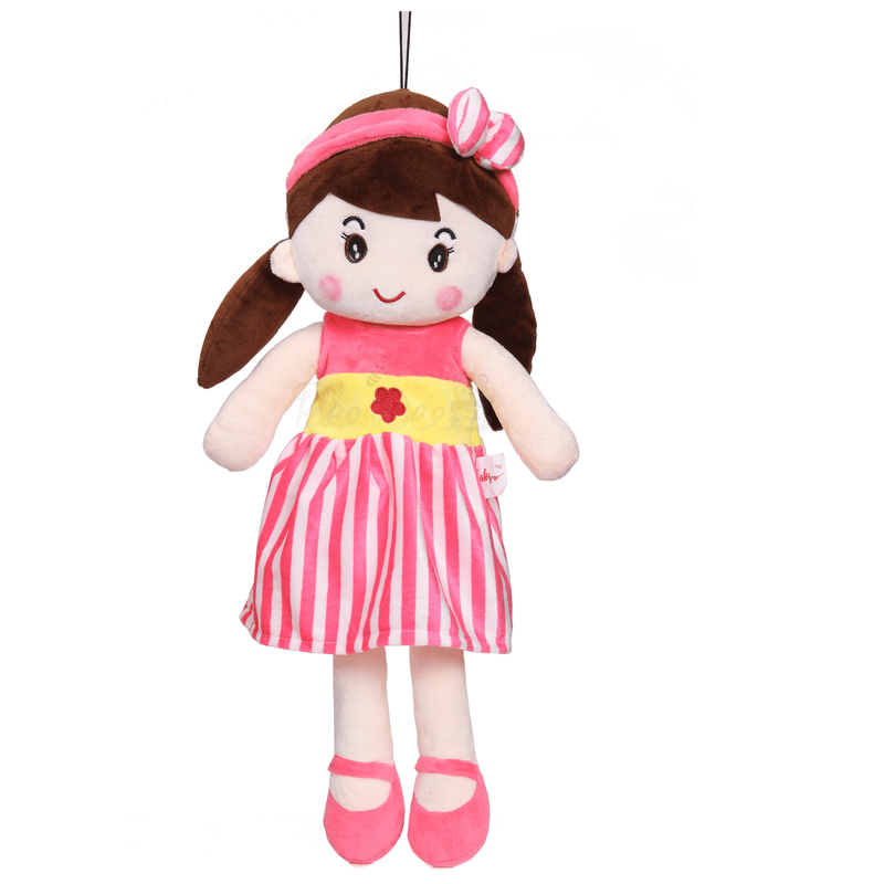 Plush Super Soft Toy for Girls (Cute Doll 60 Cms, Dark Pink)