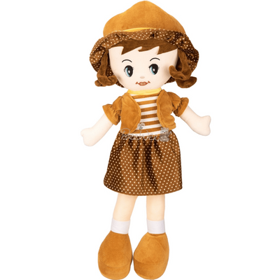 Plush Cute Super Soft Toy for Girls (Winky Doll 40 Cms, Brown)