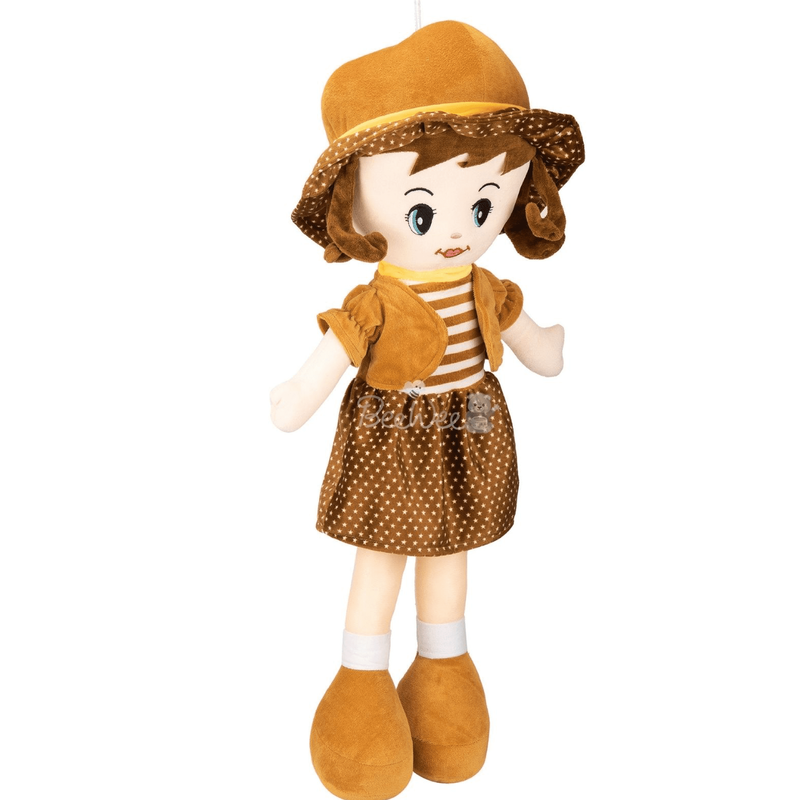 Plush Cute Super Soft Toy for Girls (Winky Doll 40 Cms, Brown)
