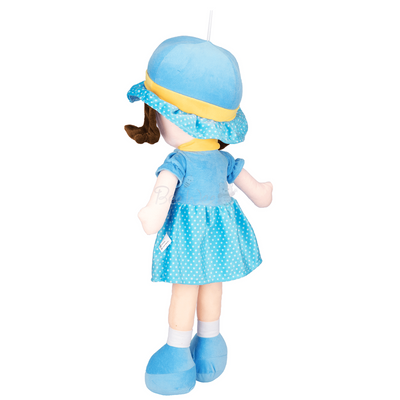 Plush Cute Super Soft Toy for Girls (Winky Doll 60 Cms, Blue)