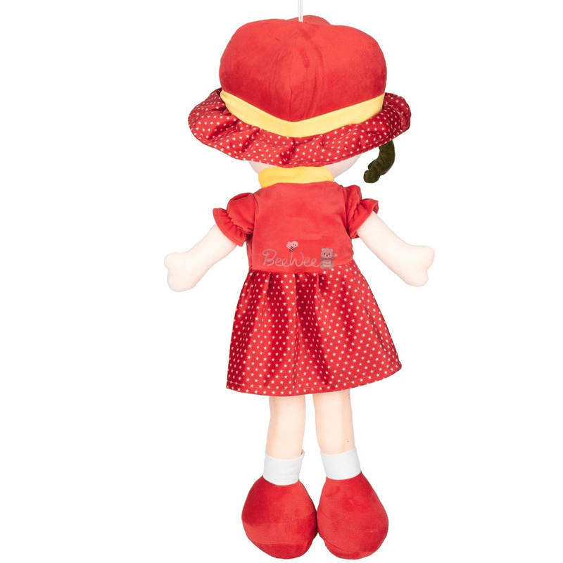 Plush Cute Super Soft Toy for Girls (Winky Doll 60 Cms, Red)