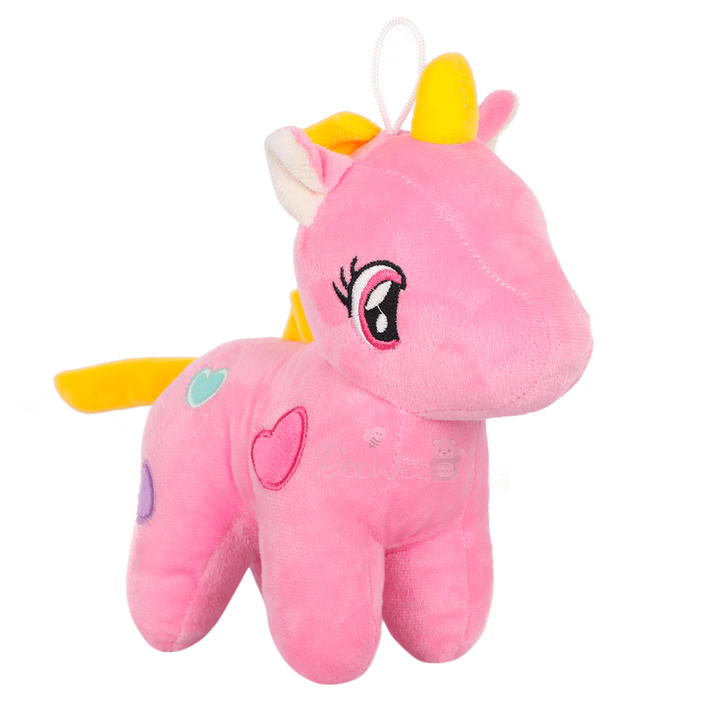 25 cm Soft Plush Stuffed Animal - Fairy Unicorn (6 Months - 7 Years) | Pink