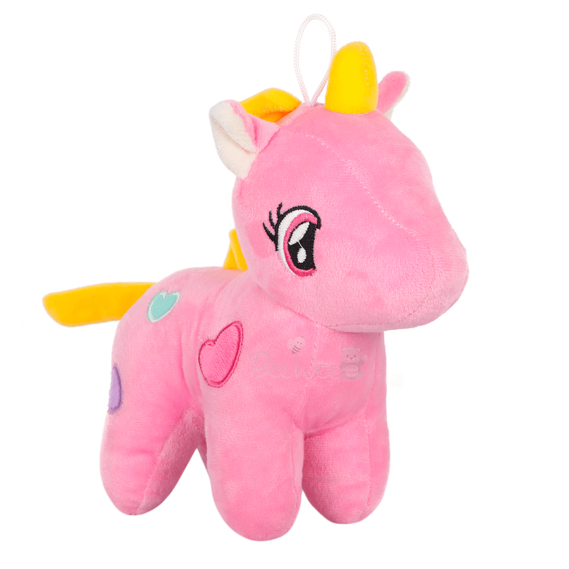 Soft Plush Stuffed Animal (Fairy Unicorn, 25 Cms, Pink)
