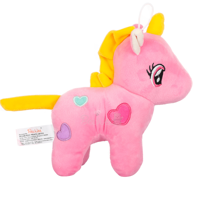 25 cm Soft Plush Stuffed Animal - Fairy Unicorn (6 Months - 7 Years) | Pink