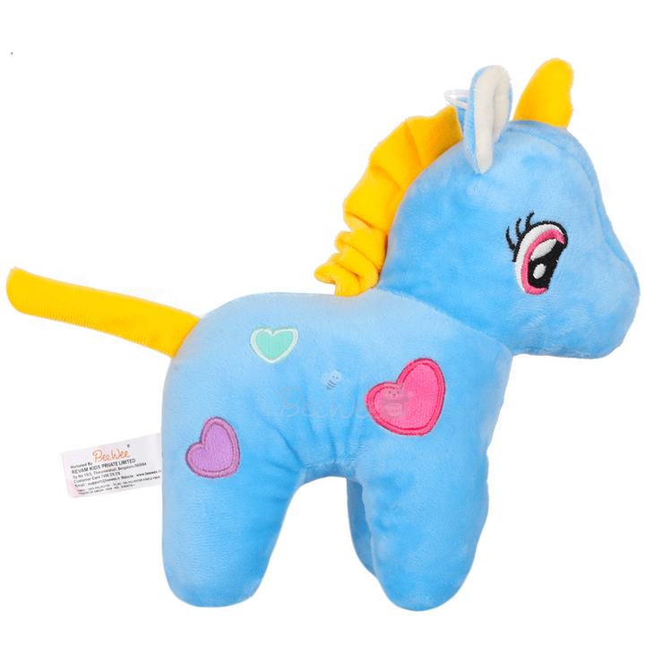 25 cm Soft Plush Stuffed Animal - Fairy Unicorn (6 Months - 7 Years) | Blue