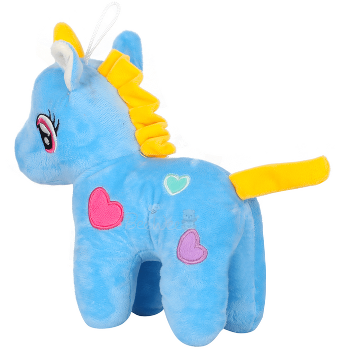 25 cm Soft Plush Stuffed Animal - Fairy Unicorn (6 Months - 7 Years) | Blue