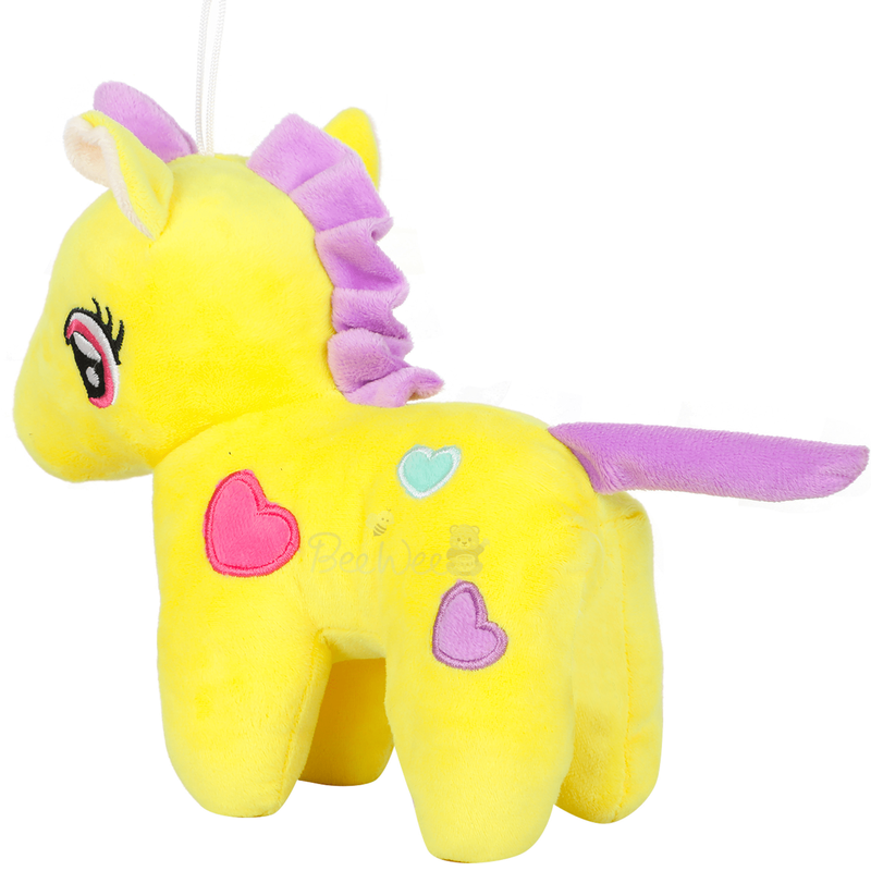 Soft Plush Stuffed Animal (Fairy Unicorn, 25 Cms, Yellow)