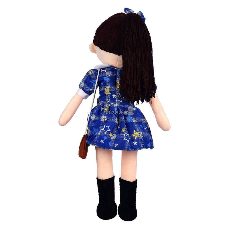 Plush Cute Super Soft Toy for Girls (Melina Doll 55 Cms, Blue)