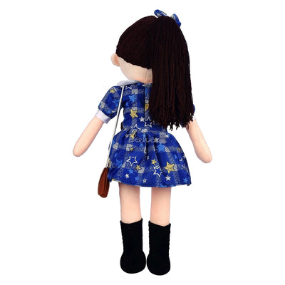 Plush Cute Super Soft Toy for Girls (Melina Doll 55 Cms, Blue)