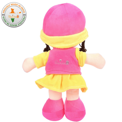 Addie Girl Plush Soft Doll (35 Cms, Pink)