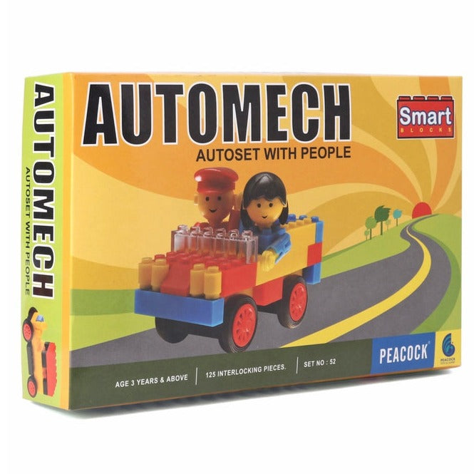 Smart Blocks Automech (Building Blocks Set) – 125 Pieces