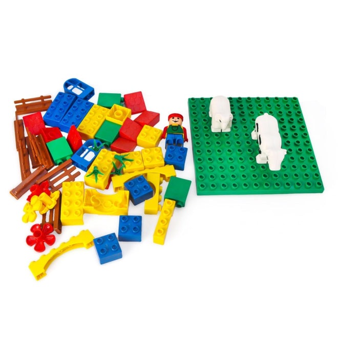 Kinder Blocks Farm House Building Blocks Set (3-6 Years) – Snooplay