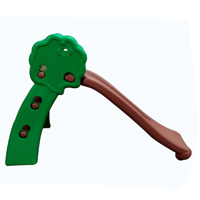 Foldable Green-Brown Slide Toy for Kids at Home, School & Garden