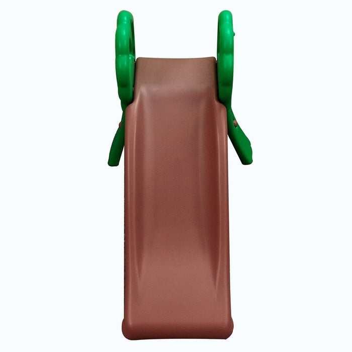 Foldable Green-Brown Slide Toy for Kids at Home, School & Garden