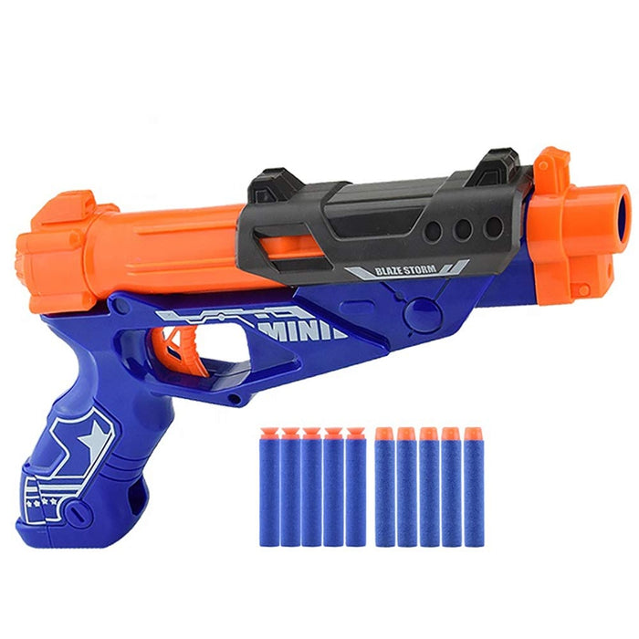 Blaze Storm Soft Bullet Gun with 5 Foam Bullets & 5 Suction Dart Bullets