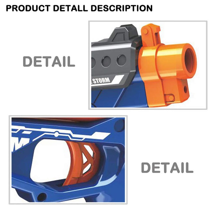 Blaze Storm Soft Bullet Gun with 5 Foam Bullets & 5 Suction Dart Bullets