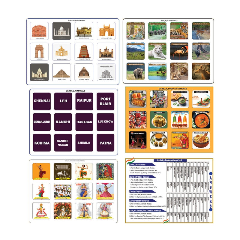 India Explore Activity Game