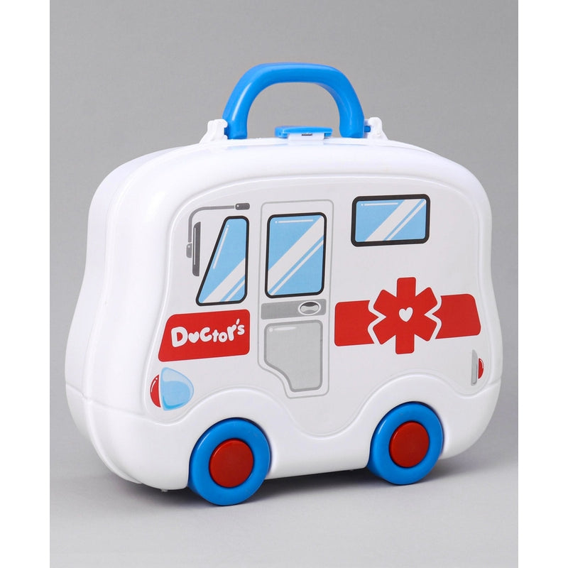 Toy Cloud Doctor Set with Portable Briefcase (Without Stethoscope) - 14 Pieces