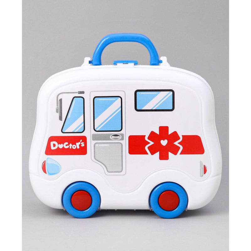 Toy Cloud Doctor Set with Portable Briefcase (Without Stethoscope) - 14 Pieces