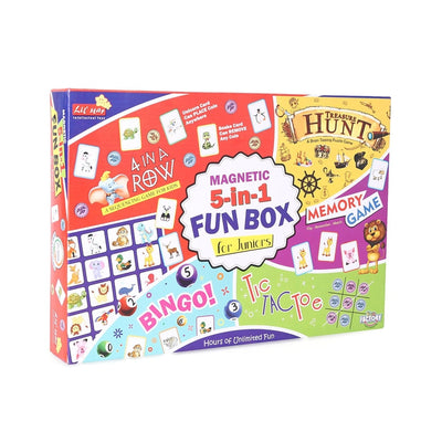 Magnetic 5 in 1 Fun box Game