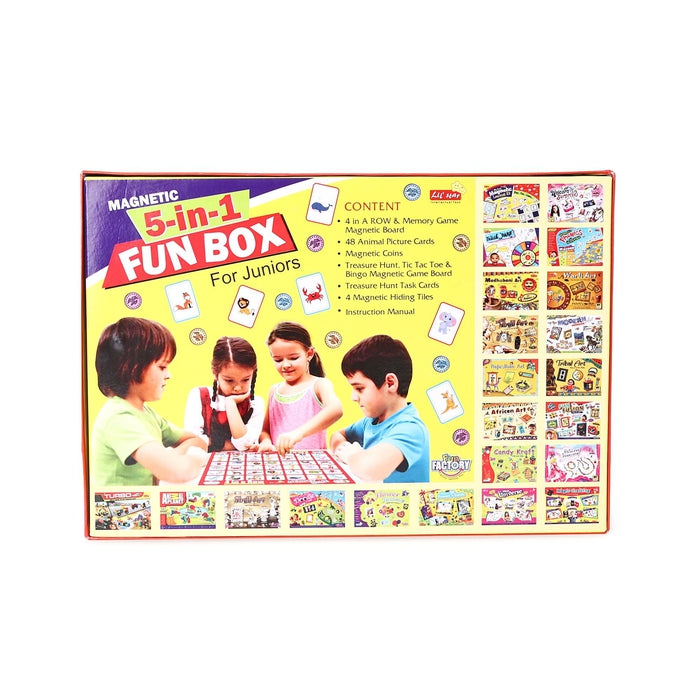 Magnetic 5 in 1 Fun box Game