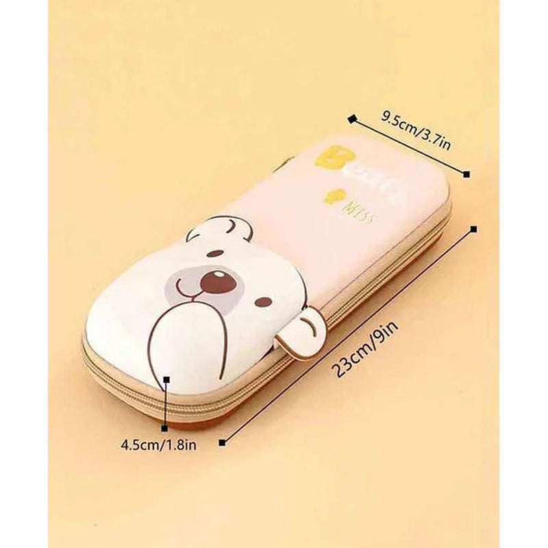 3D Bear Eva Pencil Pouch