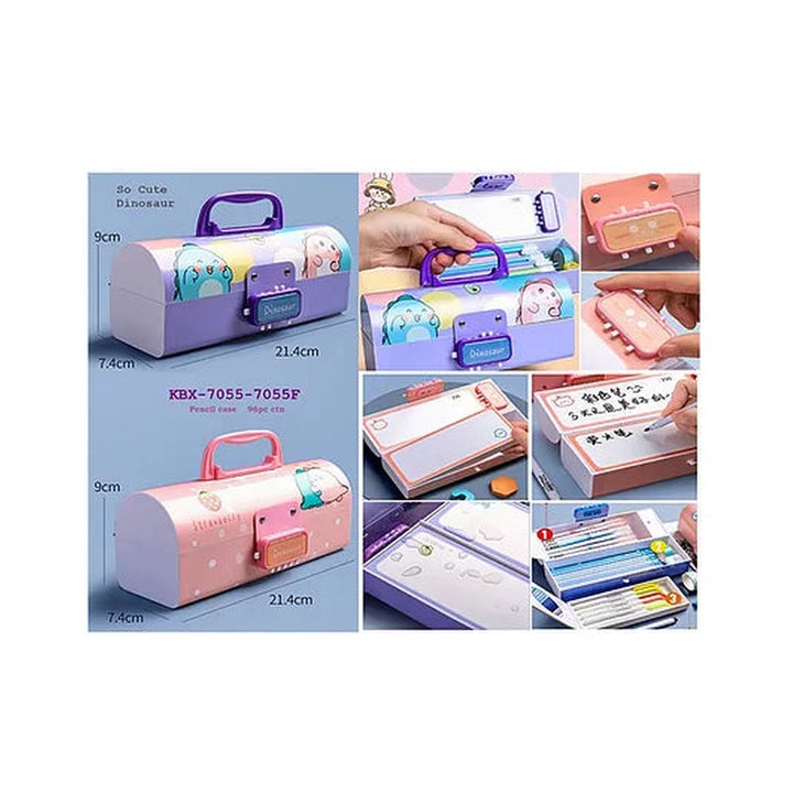 Pencil Box with Code Lock Pen Case