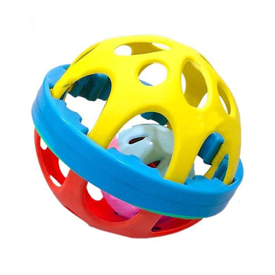 Ball Rattle for Infants (New Born Baby Toy) - Mutlicolour