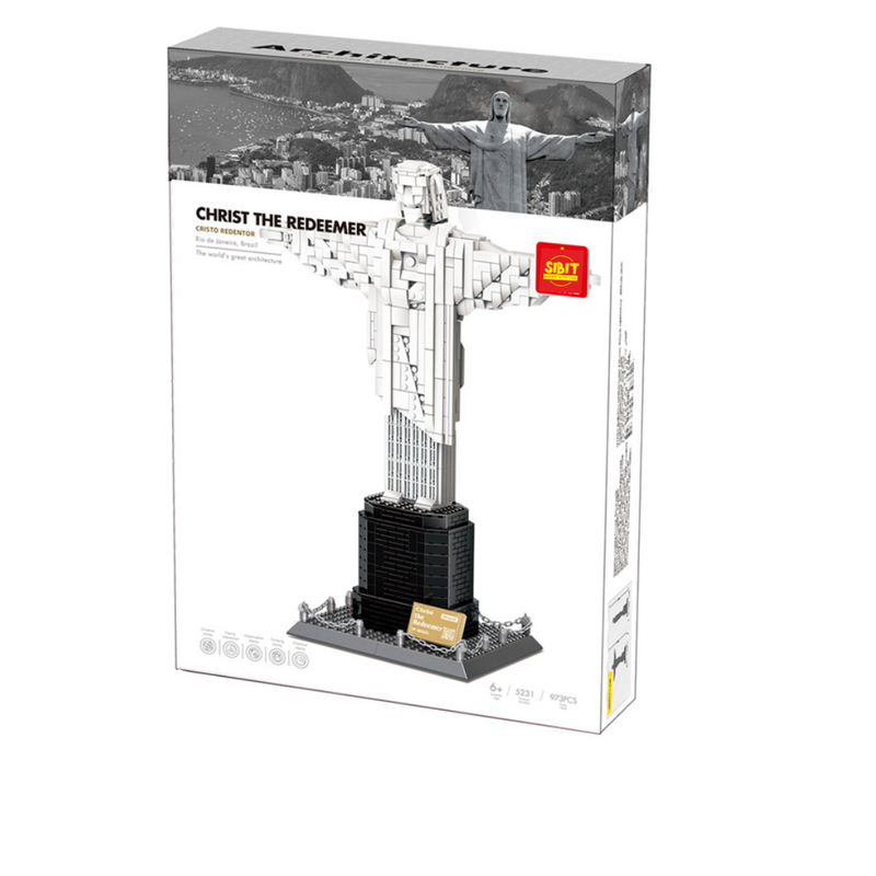 Rio De Janerio Christ's, Redeemer of Brazil Building Blocks (973 Pcs)