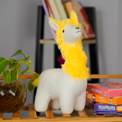 Furrendz Sunshine Yellow Llama 10" Plush