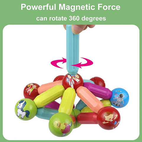 Magnetic Sticks Building Blocks Learning Toy