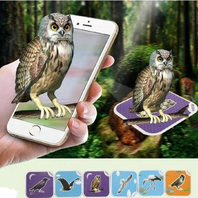 Educational Animal Flash Card Game 4D Augmented Reality Learning Toy - HelloKidology