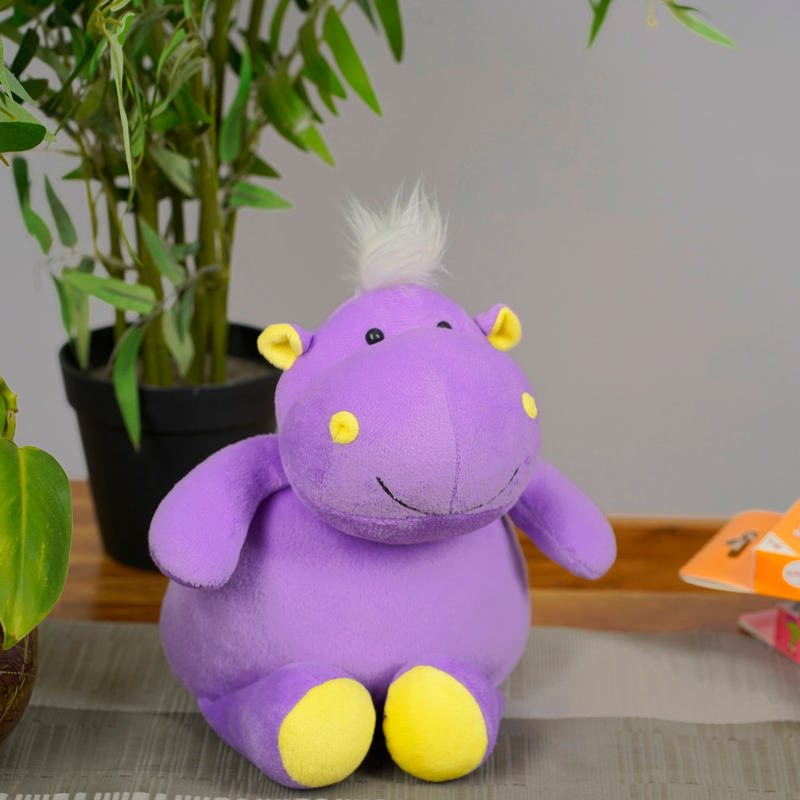 Furrendz Tammy Hippo 10" Plush - Purple